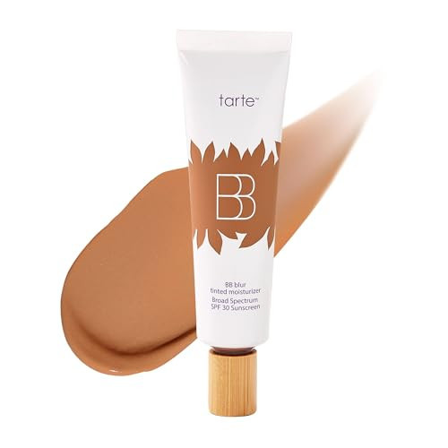 tarte BB blur tinted moisturizer Broad Spectrum SPF 30 – Medium Buildable Coverage with Natural Lightweight Matte Finish, Vegan & Cruelty-Free, full size, tan-deep | Amazon (US)