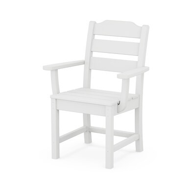 allen + roth by POLYWOOD Oakport White Plastic Frame Stationary Dining Chair(s) with Slat Seat Lo... | Lowe's