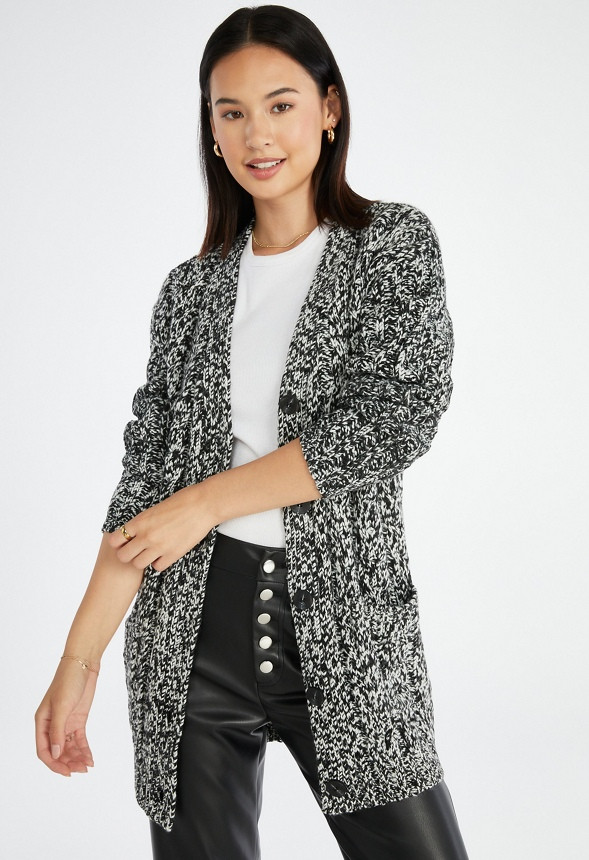 Textured Boyfriend Cardigan | JustFab