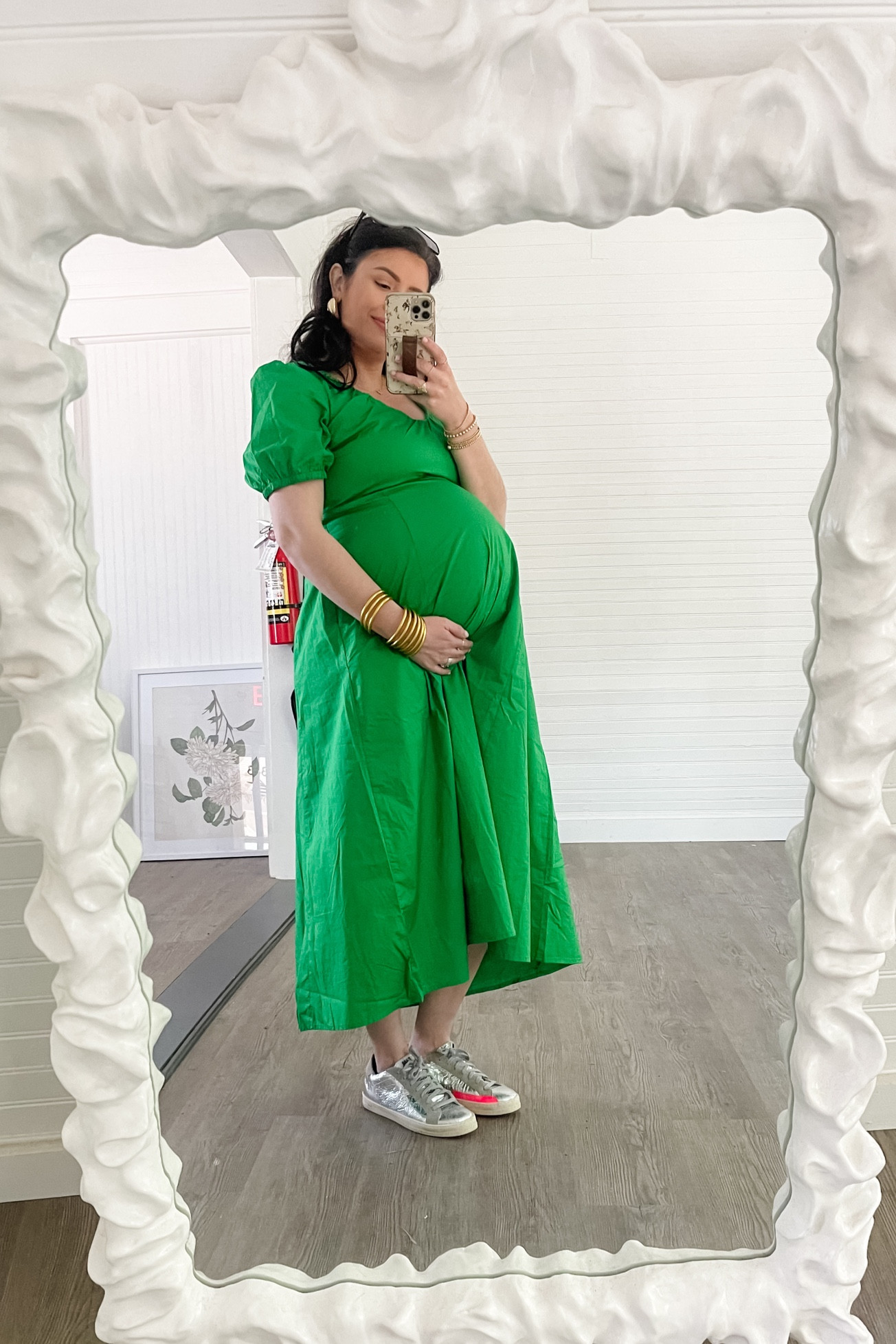 Green dress 
St. Patrick’s Day 
Spring dress 
Easter dress 
P448 shoes 

#LTKstyletip #LTKfindsunder50 #LTKSeasonal
