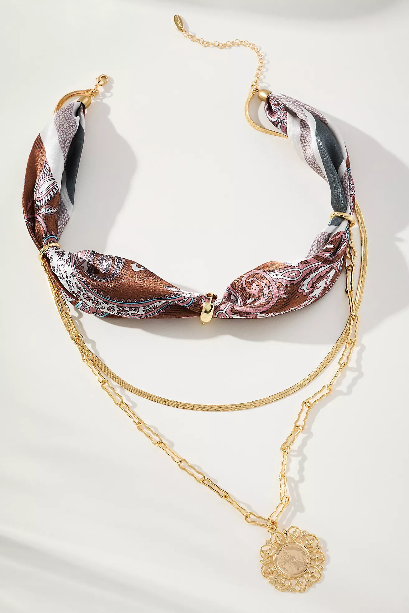 Scarf & Chain Necklace | Anthropologie (US)