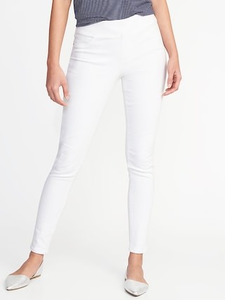 Old Navy Womens Mid-Rise Rockstar Jeggings For Women Bright White Size 10 | Old Navy US