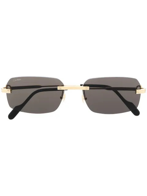 Cartier Eyewear square-frame Sunglasses - Farfetch | Farfetch Global