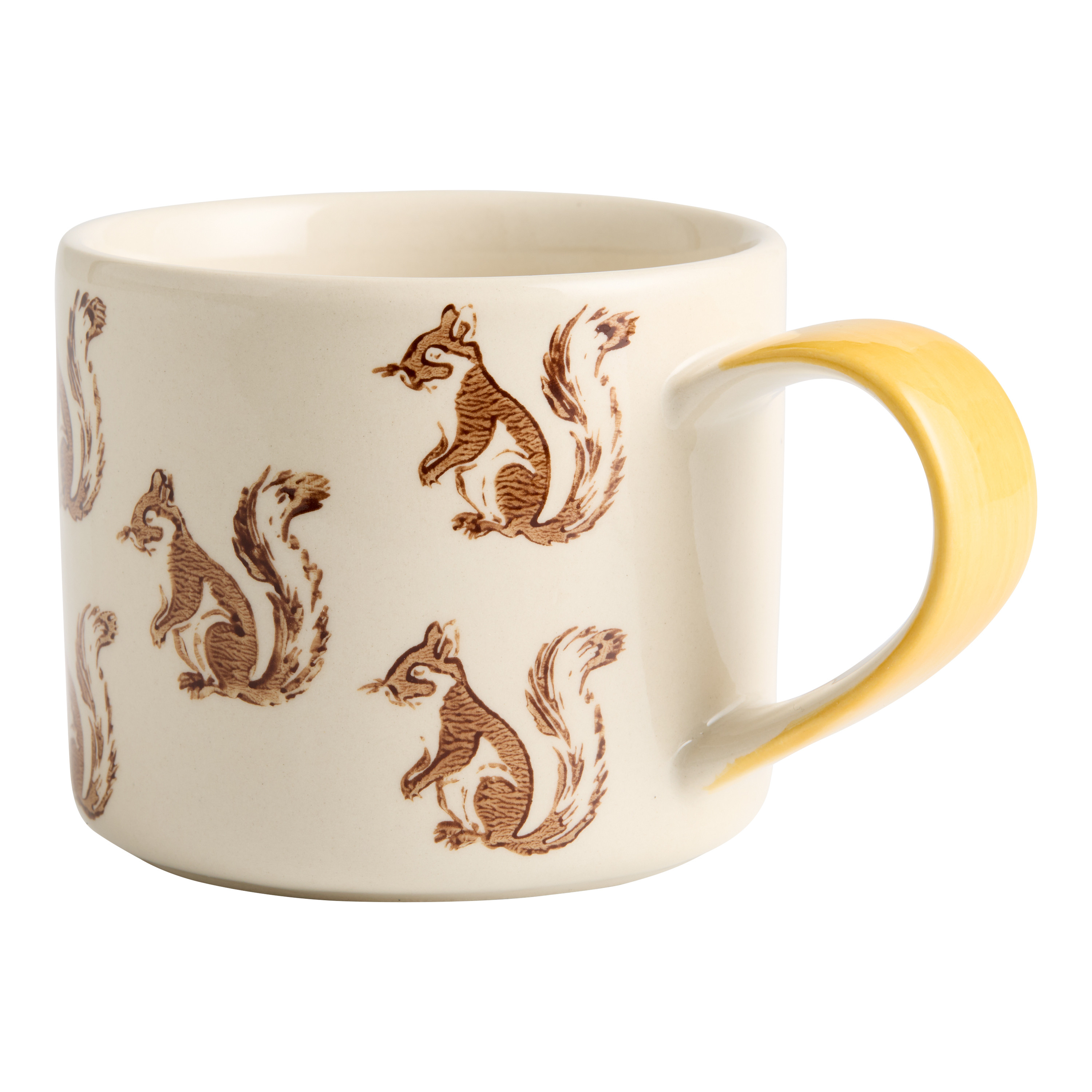 Woodland Critter Hand Painted Ceramic Mug | World Market
