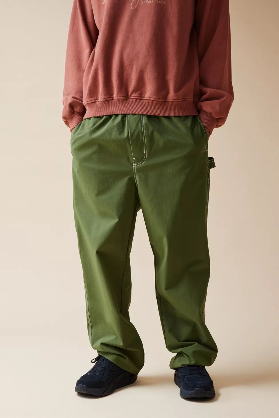 UO Nylon Skate Fit Carpenter Pant | Urban Outfitters (US and RoW)