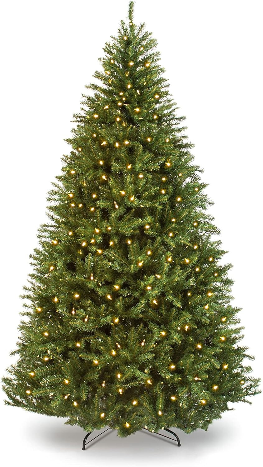 Best Choice Products 7.5ft Pre-Lit Hinged Douglas Full Fir Artificial Christmas Tree Holiday Decorat | Amazon (US)