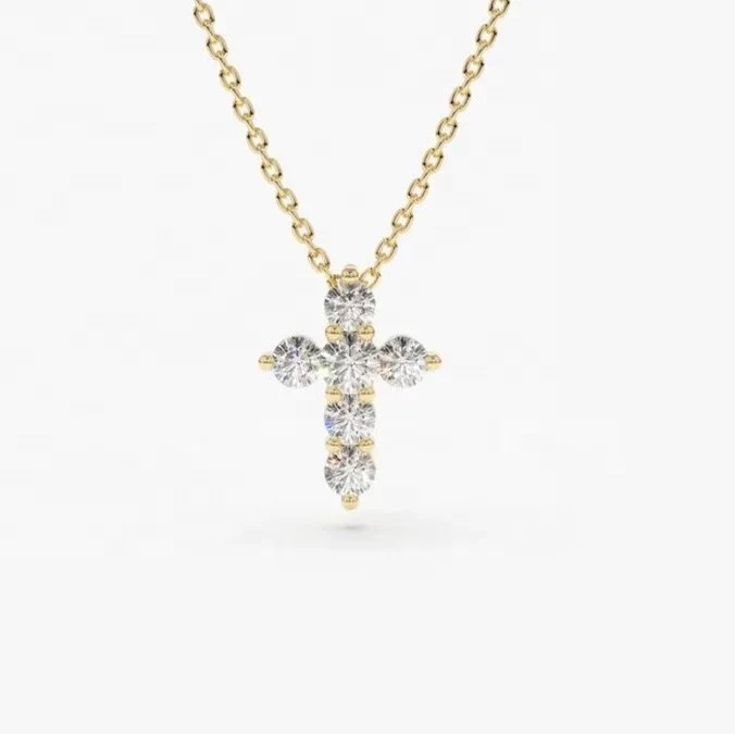 Dainty cross necklace | Shop the WM