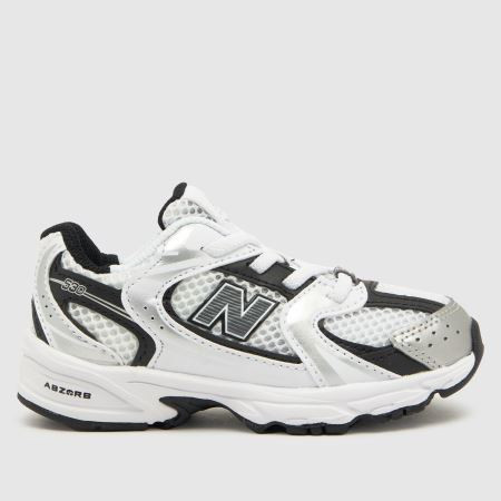 Kids Toddler White & Black New Balance 530 Trainers | schuh | Schuh