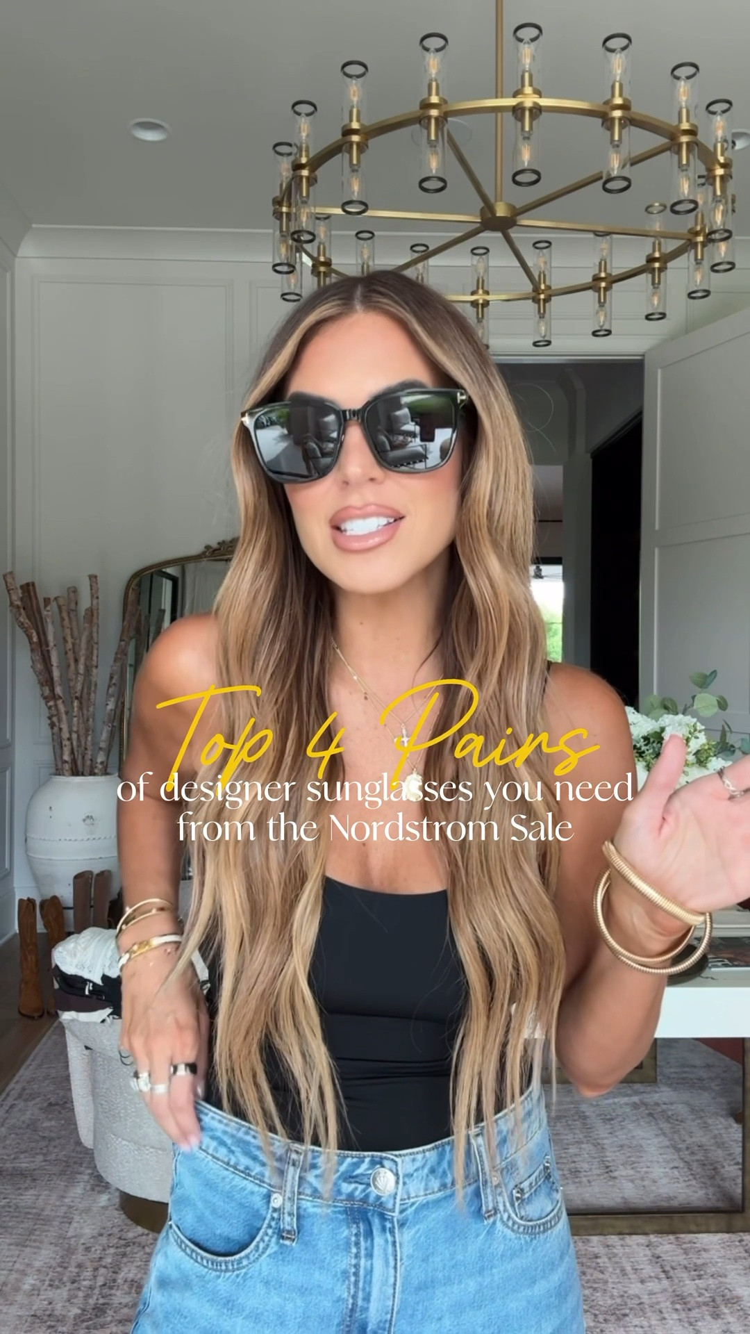 the top 4 designer sunglasses you need from the nordstrom anniversary sale! #nsale 

wearing a size small in the top and 27 in the jeans!

#LTKSaleAlert