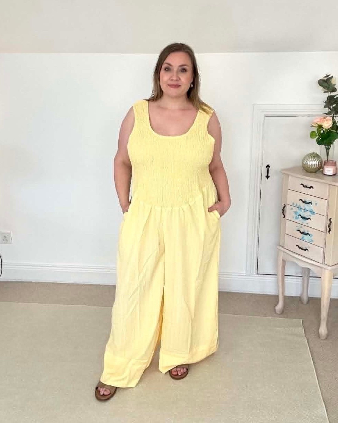 A jumpsuit can be a fun addition to an appleshape’s wardrobe💖

#plussizestyle 
#Appleshapebody
#style
#timelessfashion
#Personalstylist

#LTKplussize #LTKover50style #LTKstyletip