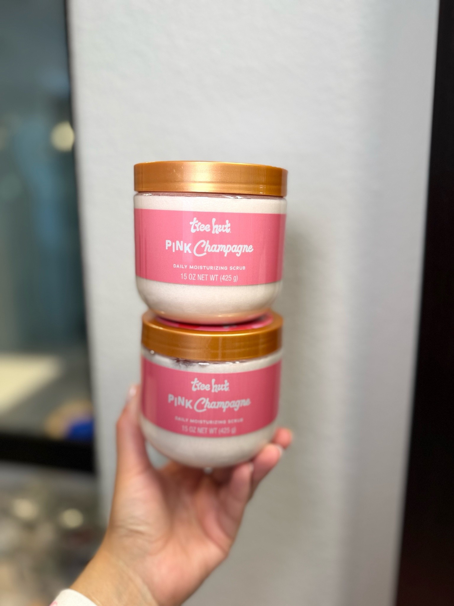 Obsessed with this @TreeHut Pink Champagne body scrub! ￼

#LTKselfcare #LTKHome #LTKdayinmylife