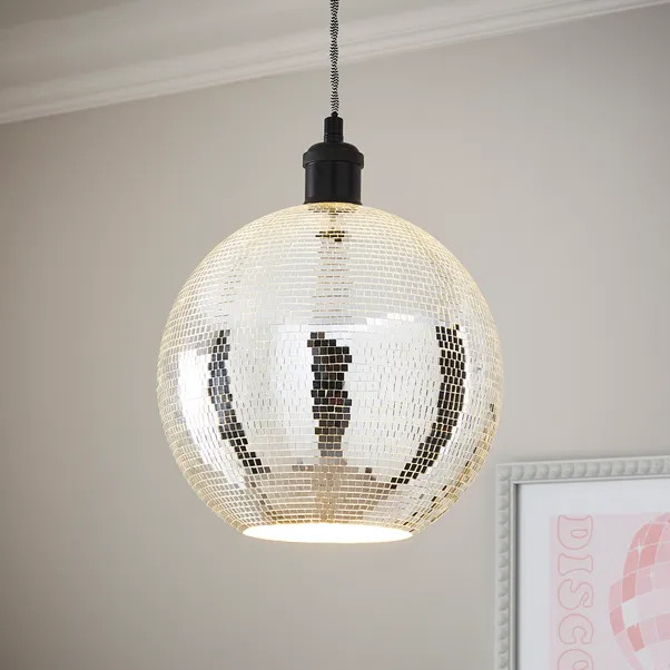 Disco Ball Easy Fit Pendant Shade | Dunelm