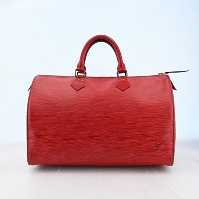 LOUIS VUITTON Speedy 35 Epi Leather Red Handbag Boston Bag M42997 Auth N2692RJ80 | eBay US