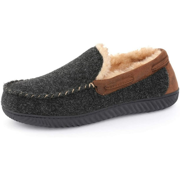 RockDove Men's Hearthfire Memory Foam Moc Slipper - Walmart.com | Walmart (US)