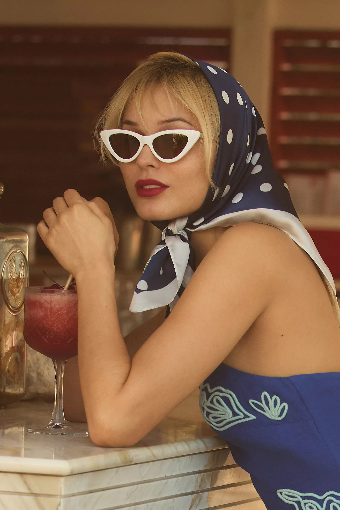 Polka Dot Hair Scarf | Anthropologie (US)