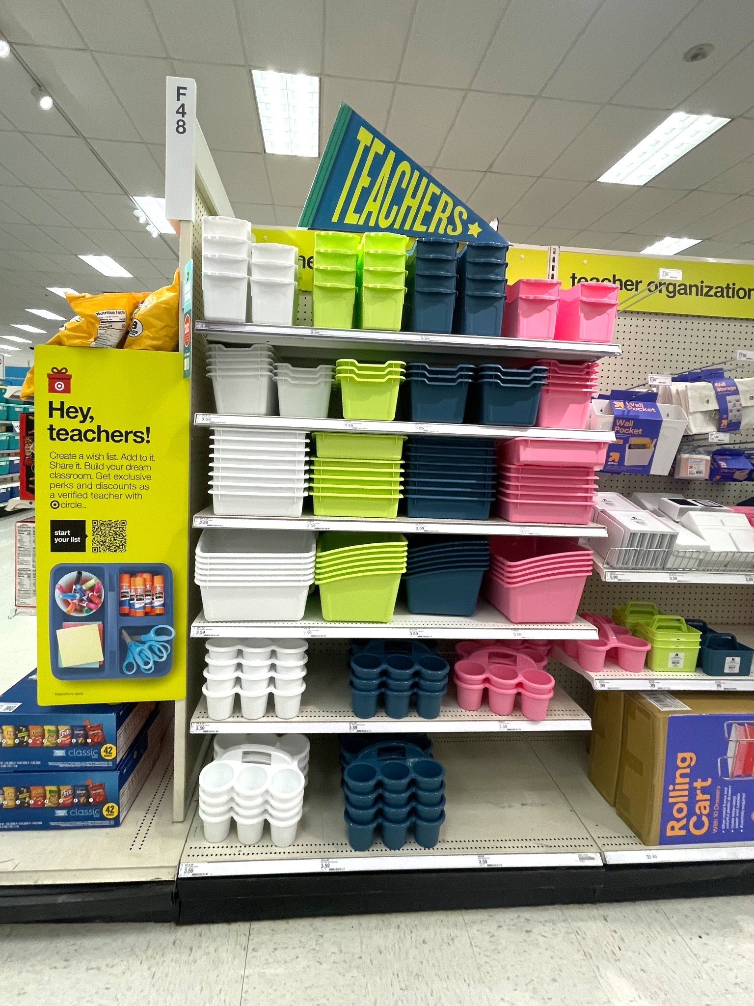 Target bins to organize the classroom 

Back to school 
Back to school shopping 

#LTKFindsUnder50 #LTKSaleAlert #LTKSeasonal