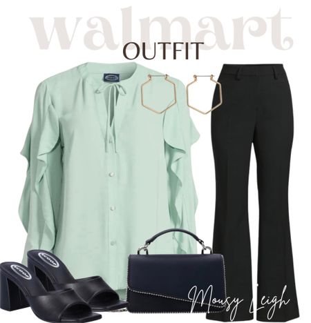 Love the mint green top in this all black style!

walmart, walmart finds, walmart find, walmart fall, found it at walmart, walmart style, walmart fashion, walmart outfit, walmart look, outfit, ootd, inpso, bag, tote, backpack, belt bag, shoulder bag, hand bag, tote bag, oversized bag, mini bag, clutch, blazer, blazer style, blazer fashion, blazer look, blazer outfit, blazer outfit inspo, blazer outfit inspiration, jumpsuit, cardigan, bodysuit, workwear, work, outfit, workwear outfit, workwear style, workwear fashion, workwear inspo, outfit, work style,  spring, spring style, spring outfit, spring outfit idea, spring outfit inspo, spring outfit inspiration, spring look, spring fashion, spring tops, spring shirts, looks with jeans, outfit with jeans, jean outfit inspo, pants, outfit with pants, dress pants, leggings, faux leather leggings, sneakers, fashion sneaker, shoes, tennis shoes, athletic shoes,  dress shoes, heels, high heels, women’s heels, wedges, flats,  jewelry, earrings, necklace, gold, silver, sunglasses, Gift ideas, holiday, valentines gift, gifts, winter, cozy, holiday sale, holiday outfit, holiday dress, gift guide, family photos, holiday party outfit, gifts for her, Valentine’s Day, resort wear, vacation outfit, date night outfit 

#LTKSeasonal #LTKstyletip #LTKworkwear