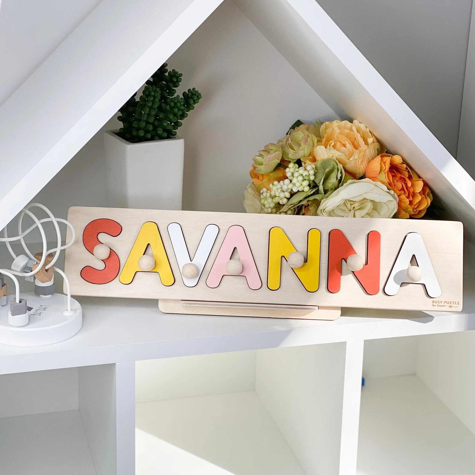 Name Puzzle, Birthday Gift, Sensory Toys, Customized Puzzle, Toddler Busy Board, Puzzle for Kids,... | Etsy (US)