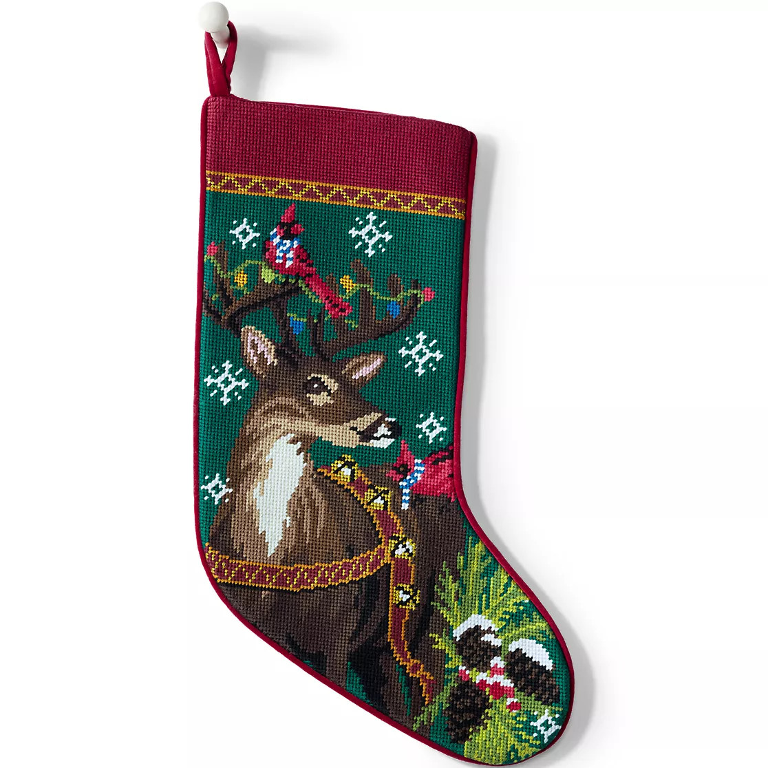 Needlepoint Personalized Christmas Stocking | Lands' End (US)