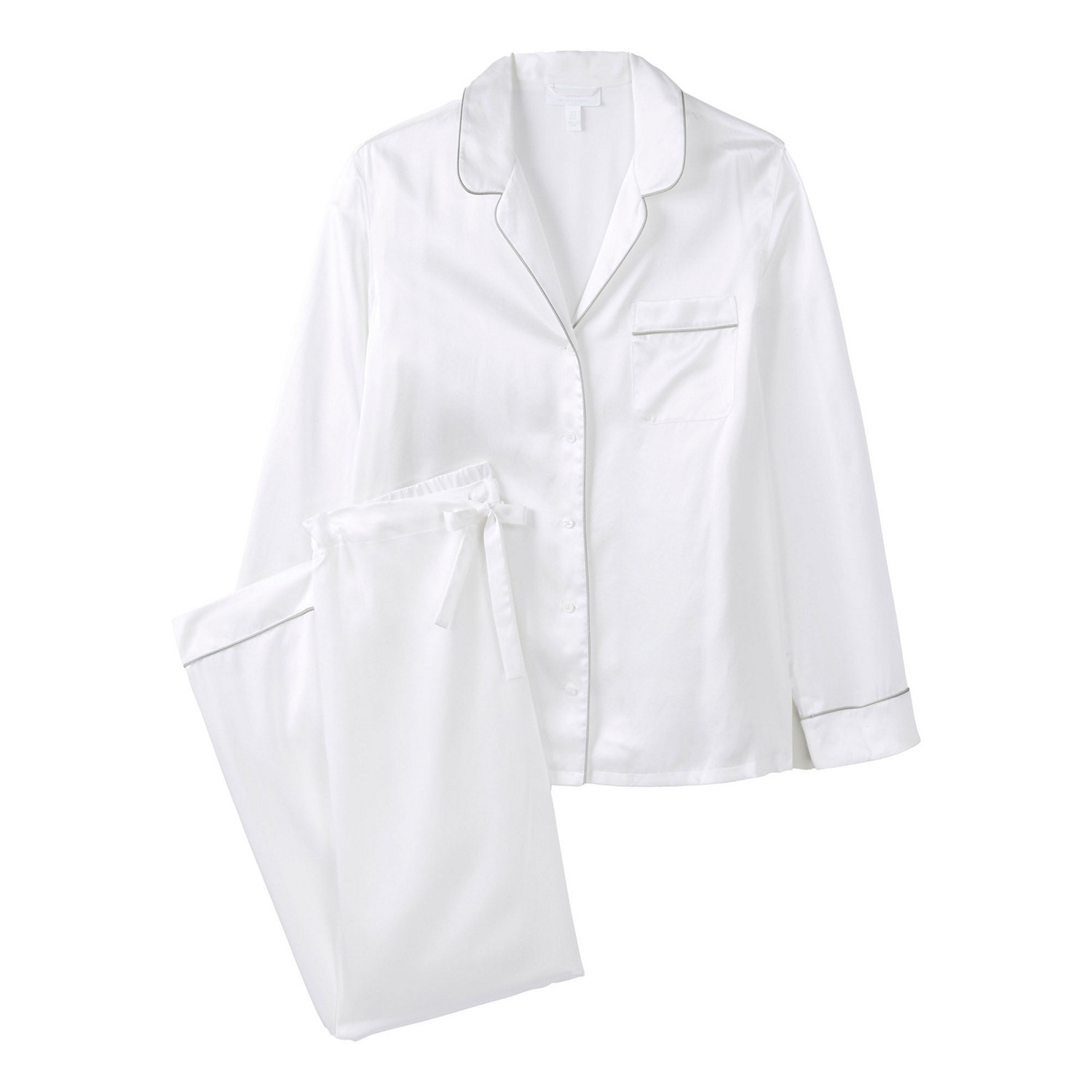 Silk Piped Pyjama Set | Brown Thomas (IE)