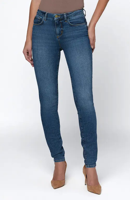 L'AGENCE Marguerite High Waist Ankle Skinny Jeans in Newcastle at Nordstrom, Size 25 | Nordstrom