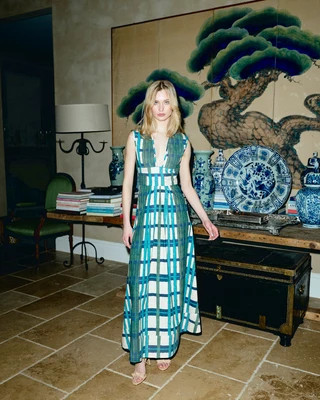 Claire Dress in Kenmare Plaid | Over The Moon