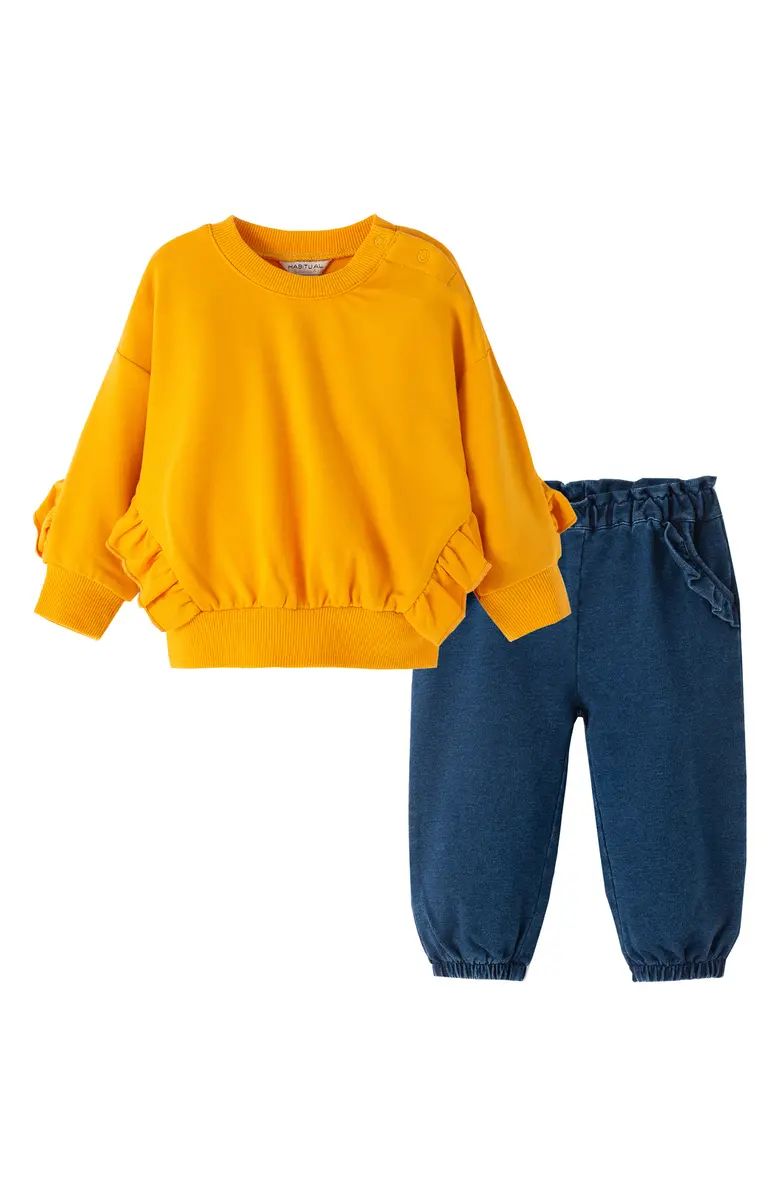 Ruffle Sweatshirt & Pants Set | Nordstrom