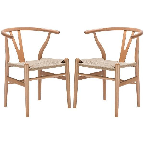 Poly and Bark Weave Chairs (Set of 2) - Natural | Bed Bath & Beyond