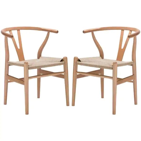 Poly and Bark Weave Chairs (Set of 2) - Natural | Bed Bath & Beyond