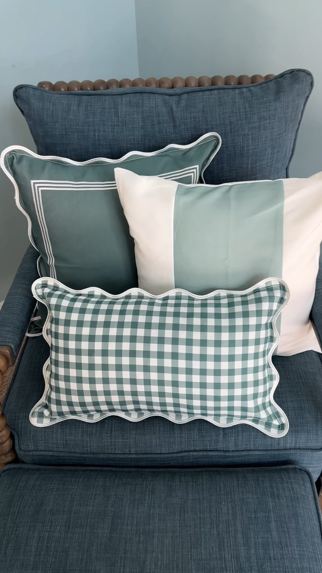Just me, my favorite throw blanket, and a pile of pillows for backup! You'll surely love these bunch for some cozy touch ups.

cozy vibes, living room furniture, throw blanket, blue and white, home styling, bedroom must have, comfy pillows, beach house inspo

#LTKFindsUnder50 #LTKHome #LTKSeasonal