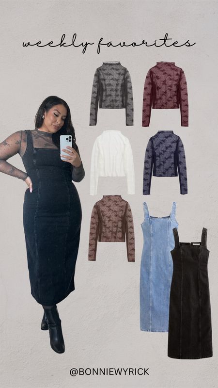 Last week’s best sellers are great for fall weddings, date night, concerts, workwear and everything in between! Midsize Fashion | Best Sellers | Denim Dress | Mesh Top

#LTKSeasonal #LTKstyletip #LTKmidsize