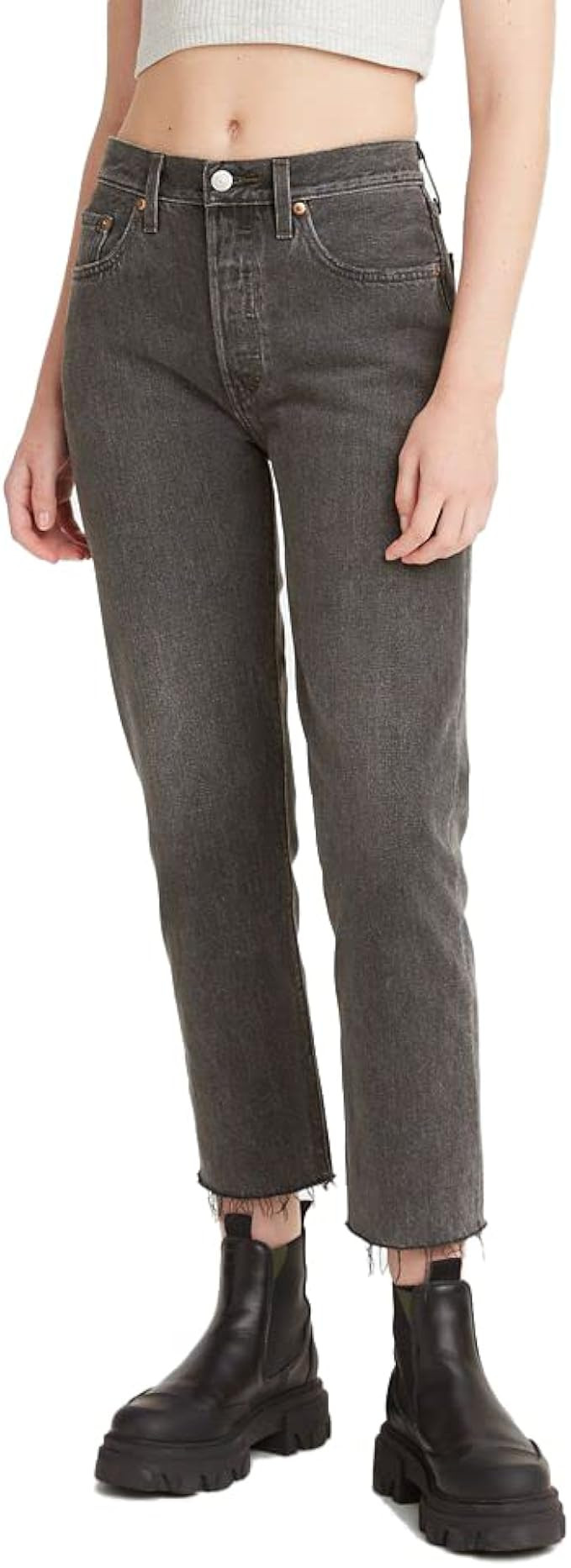 Levi's Women's 501 Crop Jeans | Amazon (US)