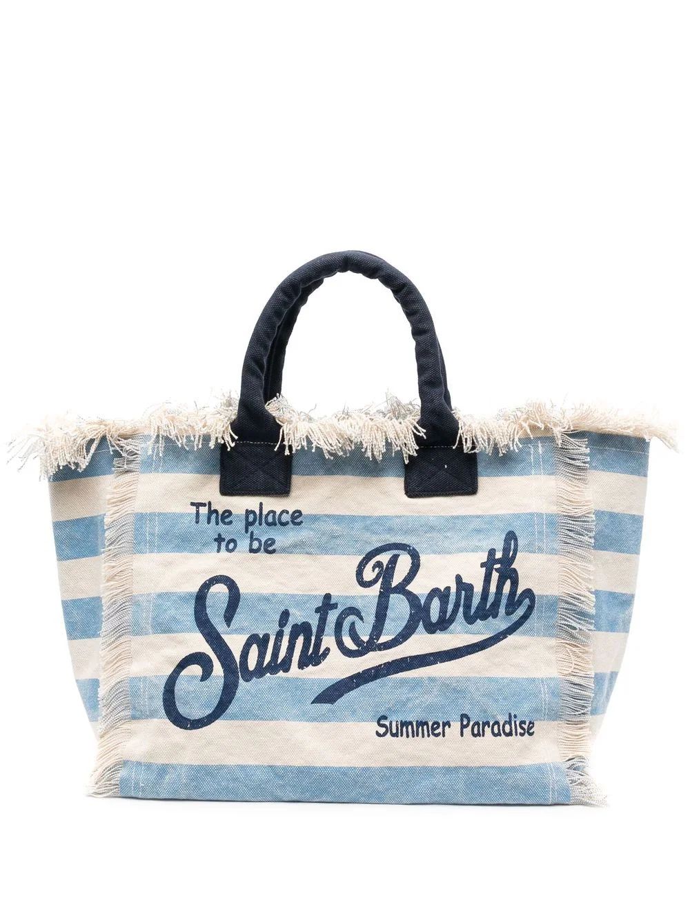 MC2 Saint Barth Logo top-handle Tote Bag - Farfetch | Farfetch Global
