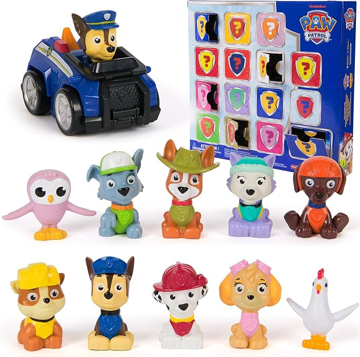 Paw Patrol Rewards Box Gift Pack, 8 Mini Figures, 2 Animal Figures, 4 Sticker Sheets & 1 Pup Squa... | Amazon (US)