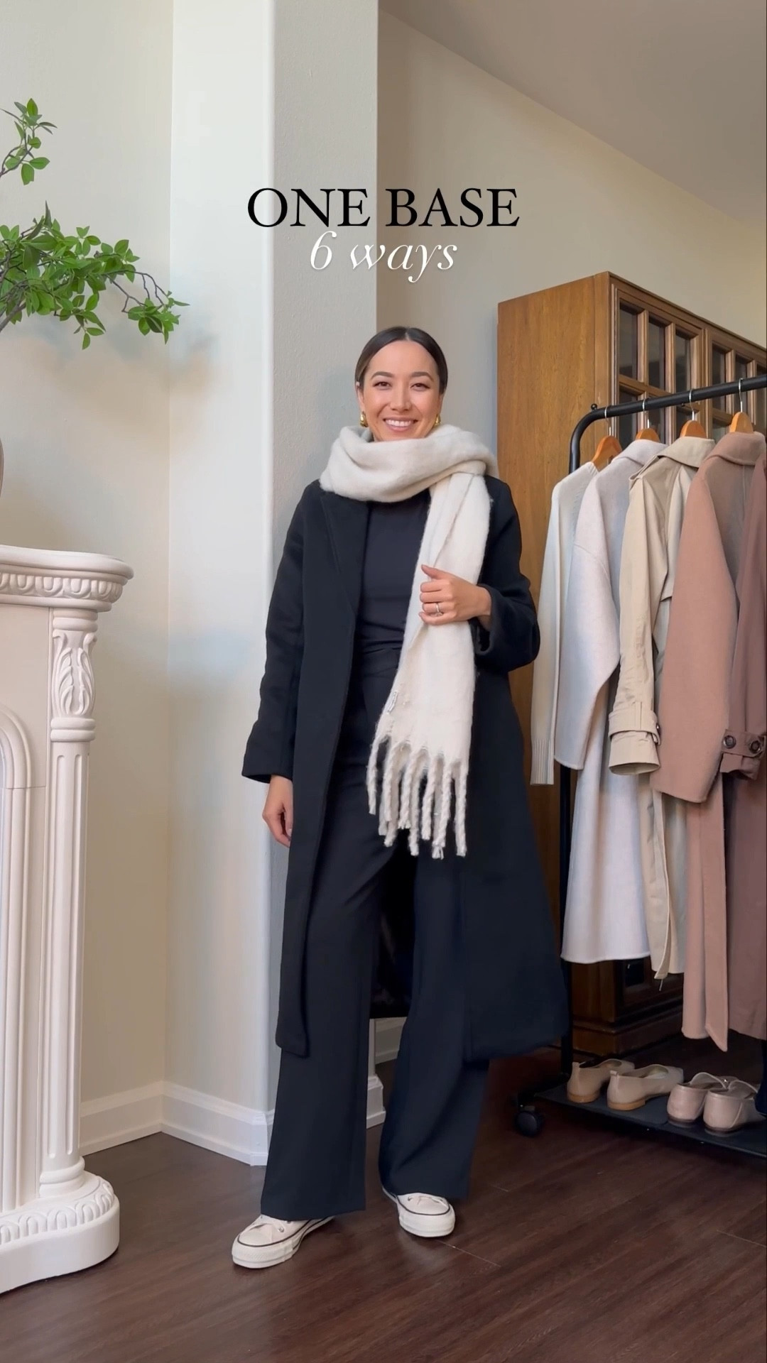 1 base 6 ways — Abercrombie Sloane tailored pants 

Wearing the regular length (I’m 5’4”) 

#LTKootd #LTKFindsUnder100