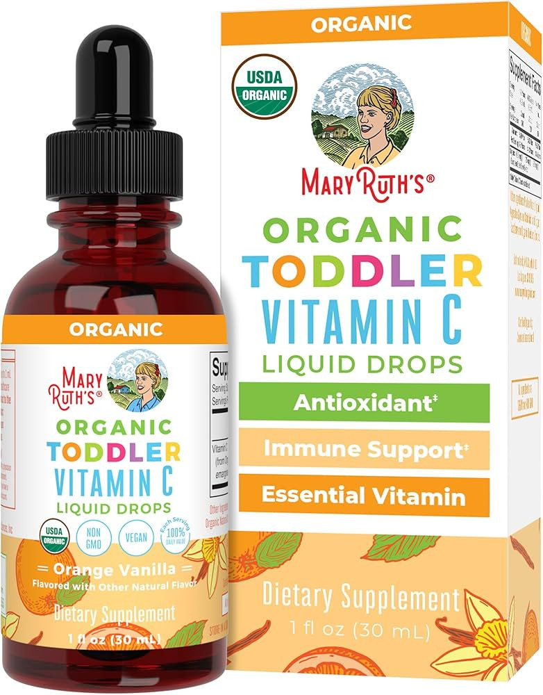 MaryRuth Organics Toddler Vitamin C Drops | USDA Organic Vitamin C Liquid Drops for Toddler | Age... | Amazon (US)
