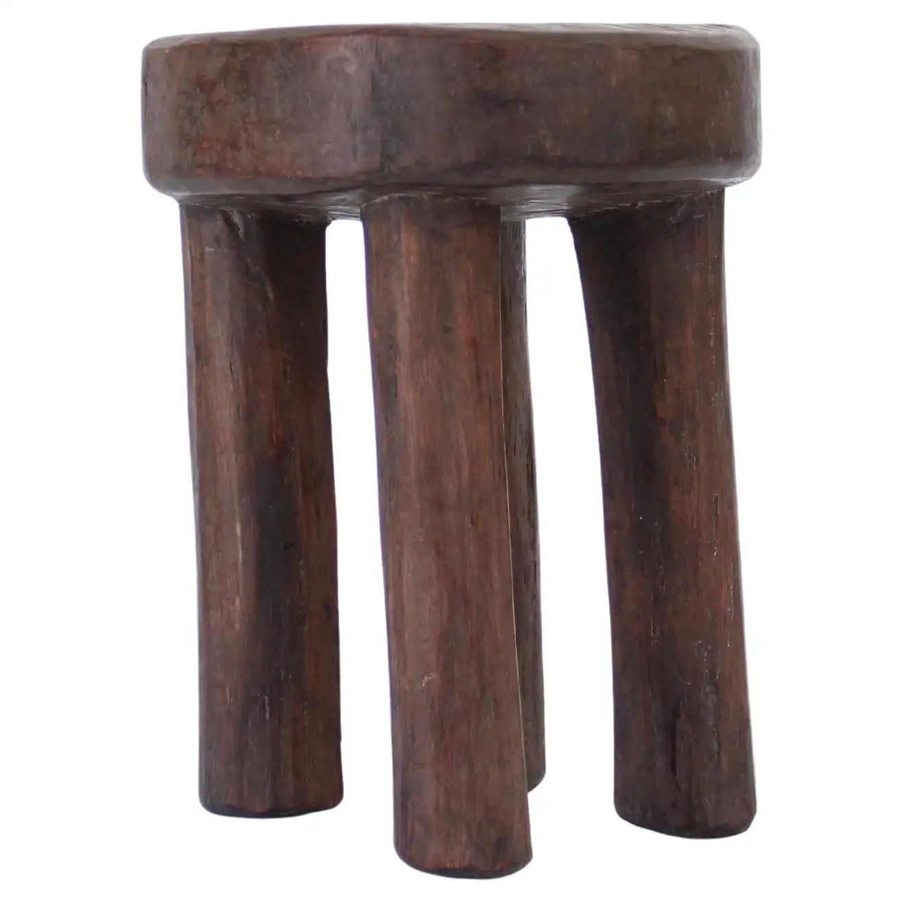 Cote Ivoire Hand Carved Lobi African Stool | 1stDibs