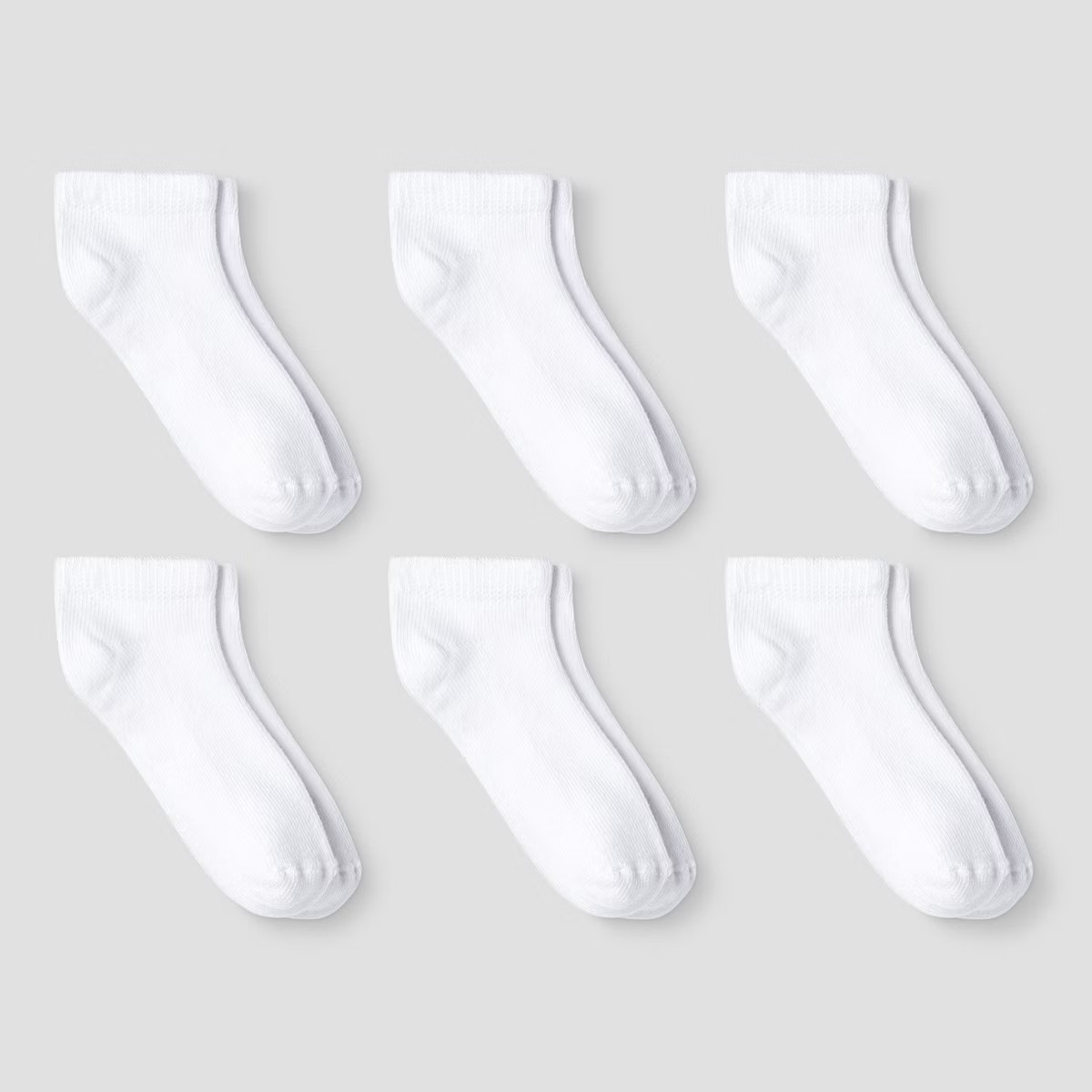 Toddler Athletic 6pk Low Cut Socks - Cat & Jack™ White | Target