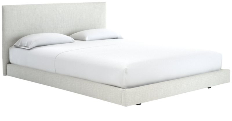 Facade Soft White Queen Bed + Reviews | CB2 | CB2