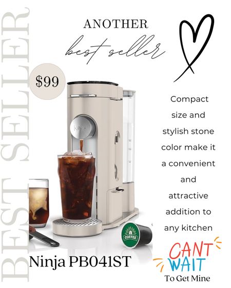 Start your day with a sip of perfection! ☀️ The Ninja PB041ST Coffee Maker makes mornings brighter with its chic design and customizable brew sizes. Whether it's a cozy cup or a grab-and-go mug, this coffee maker has you covered. #NinjaMorningBliss #CoffeeTime #MorningRitual

#LTKhome #LTKfindsunder100 #LTKSpringSale