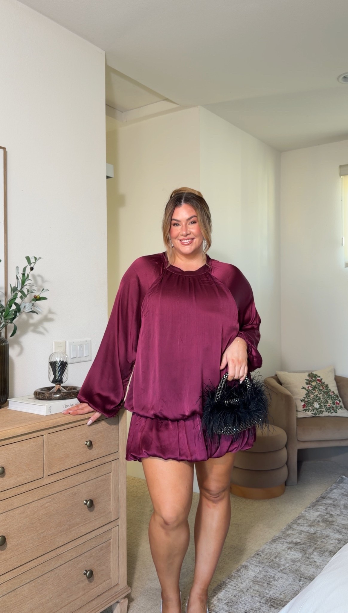 Holiday party look from lulus ✨  wearing an xl in this dress!

#LTKMidsize #LTKHoliday #LTKootd