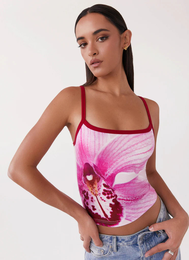 Eternal Sunshine Tank Top - Pink Peony | Peppermayo (Global)
