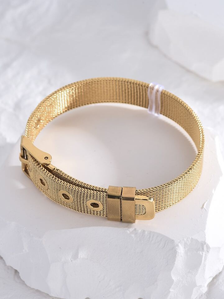 1pc Stainless Steel Bangle | SHEIN