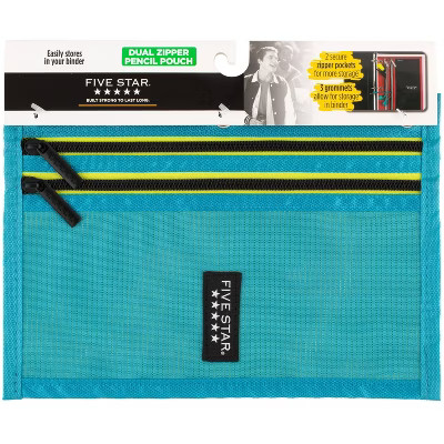 Five Star Dual Zipper Pencil Pouch | Target