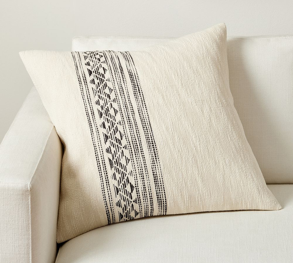 Arla Woven Pillow | Pottery Barn (US)