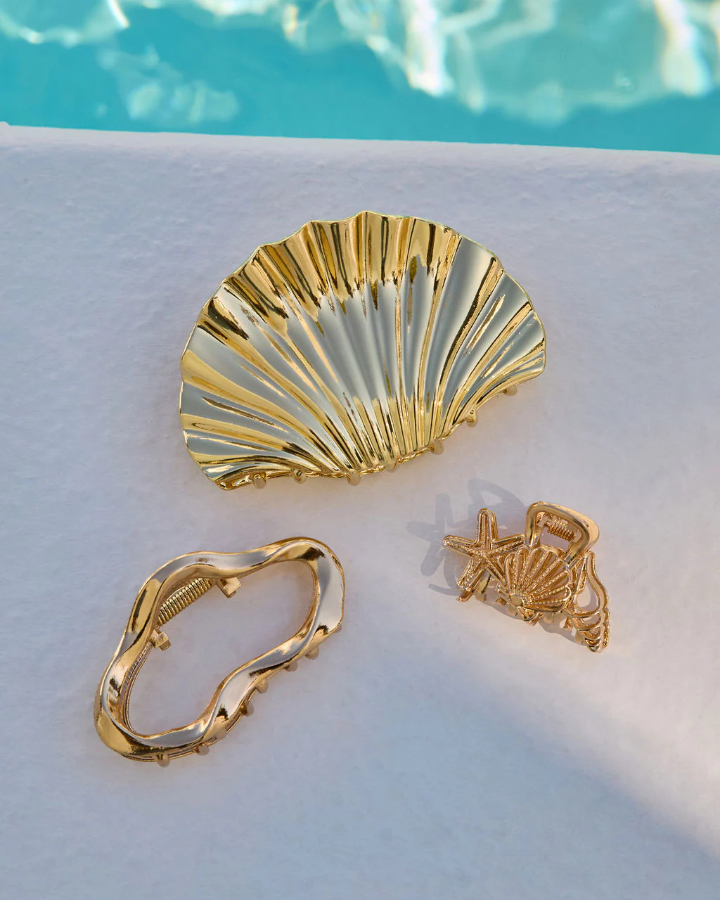 Ocean Bliss Seashell Hair Clip Set | VICI