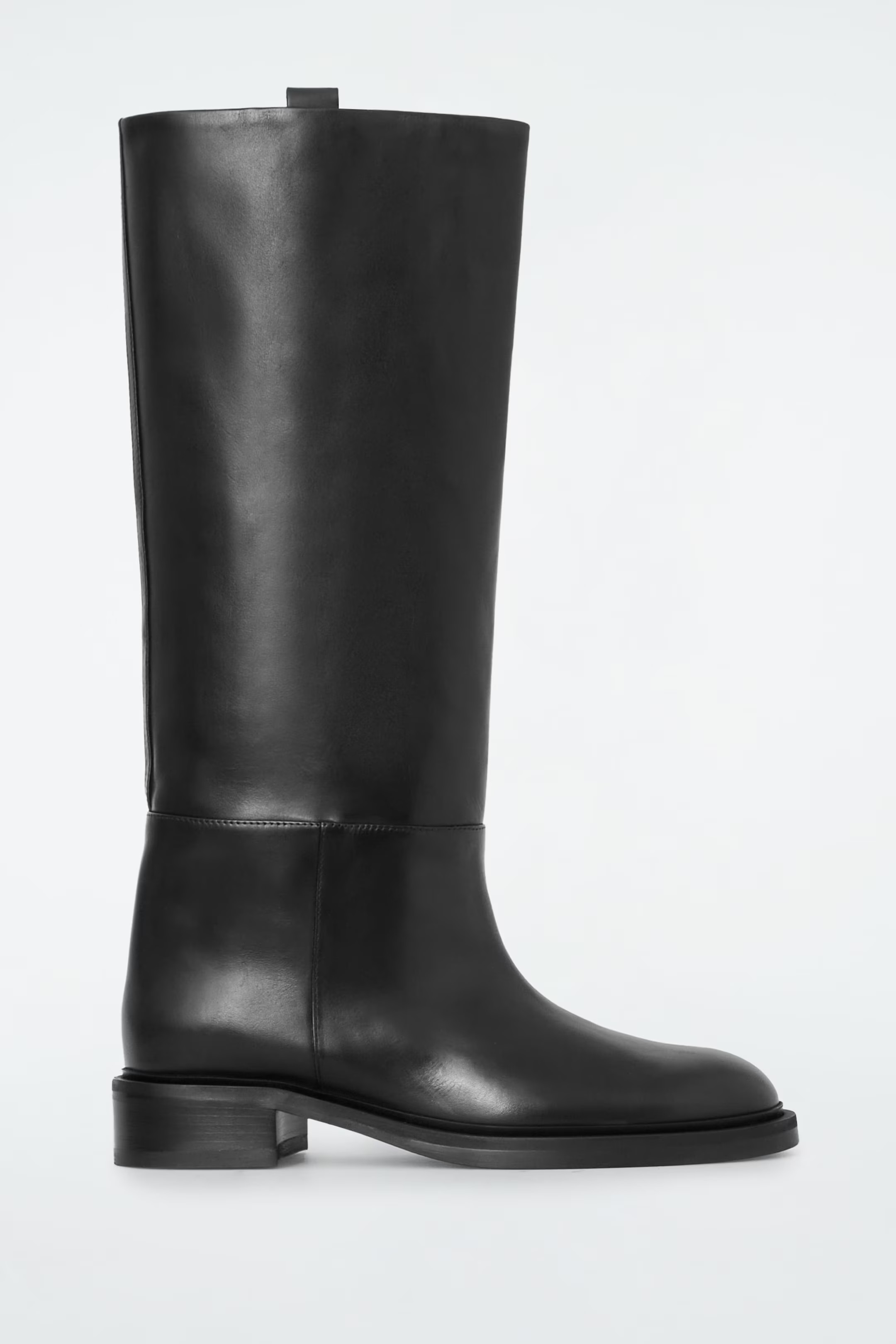 LEATHER RIDING BOOTS - BLACK | COS (EU)