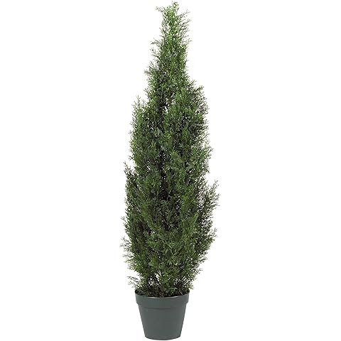 Nearly Natural 5291 5ft. Mini Cedar Pine Tree (Indoor/Outdoor),Green,5' | Amazon (US)