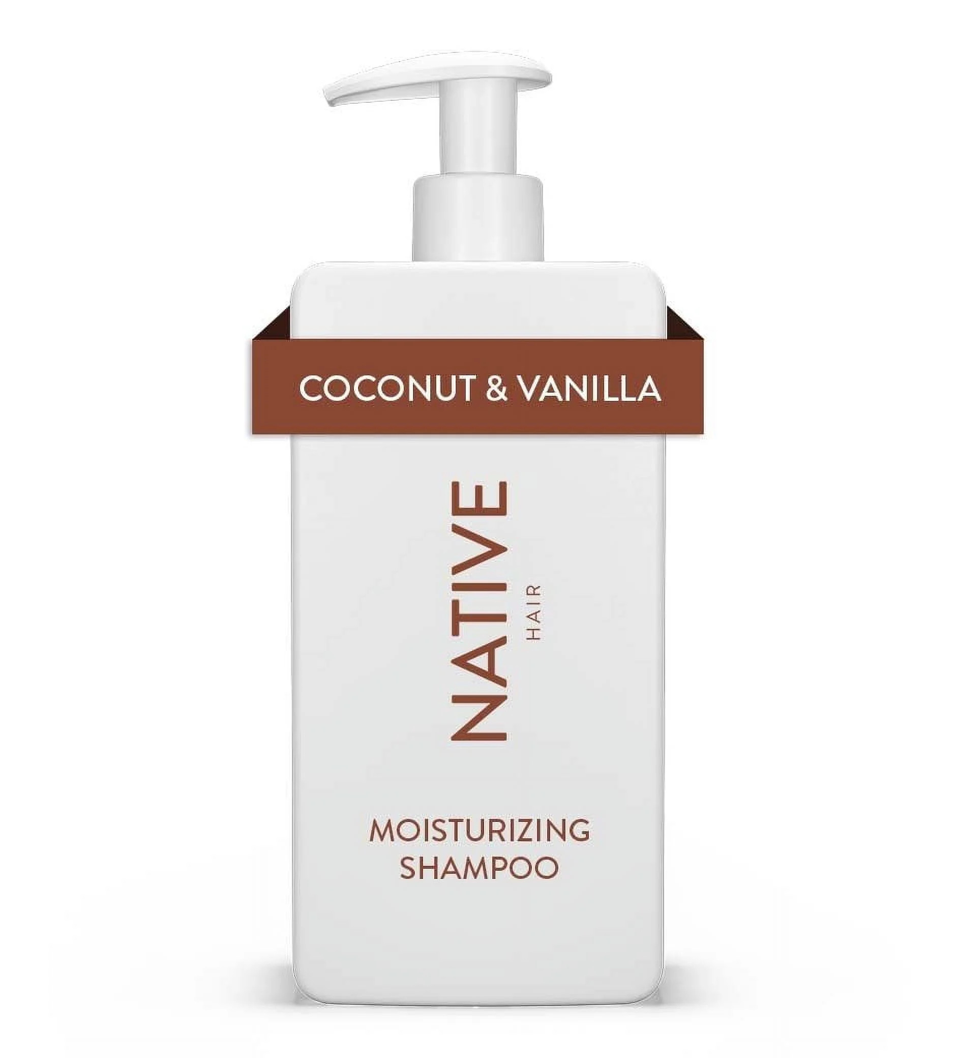 Native Moisturizing Shampoo, Coconut & Vanilla, Sulfate & Paraben Free, 16.5 oz | Walmart (US)