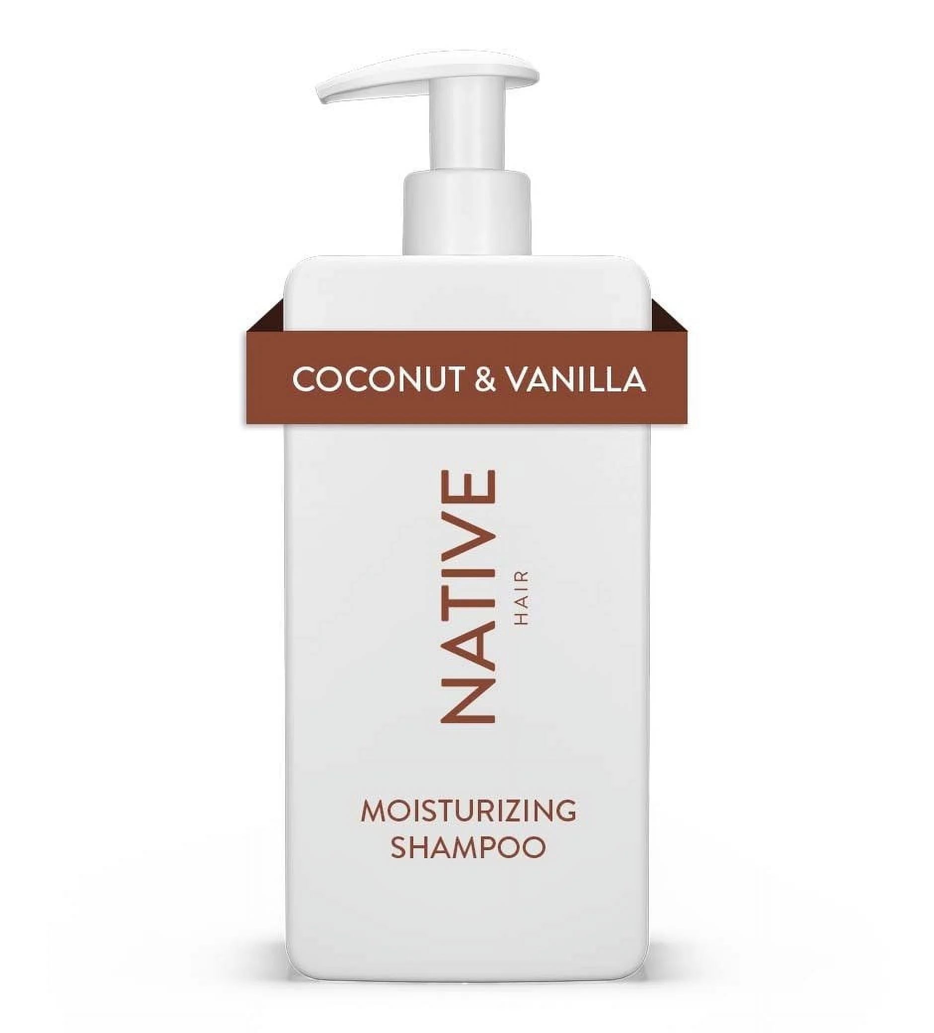 Native Moisturizing Shampoo, Coconut & Vanilla, Sulfate & Paraben Free, 16.5 oz | Walmart (US)